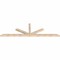 Ekena Millwork Saratoga Smooth Timber Gable Bracket, Douglas Fir, 108"W x 31 1/2"H x 3 1/2"D x 3 1/2"F, 7/12 Pitch GBW108X31X0404SAR00SDF - alternate 2